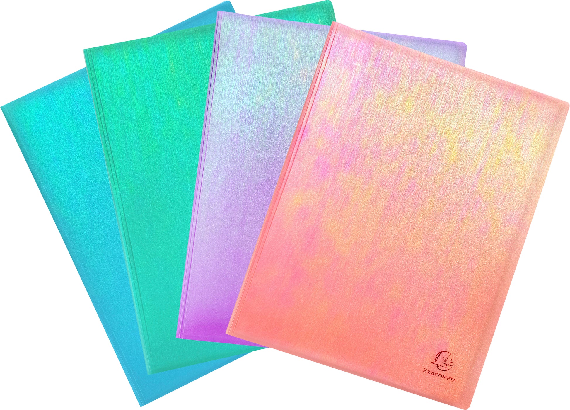 Exacompta Sichtbuch Candy Tidy A4, 30 Hüllen, Einband PP 500, holografisch