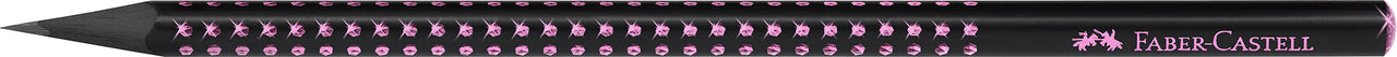 Faber-Castell Grip Sparkle Bleistift B, dreikantig, rutschfeste Griffzone