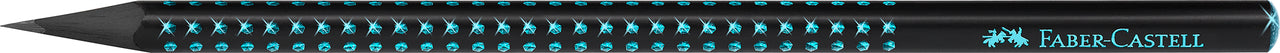 Faber-Castell Grip Sparkle Bleistift B, dreikantig, mit rutschfester Griffzone