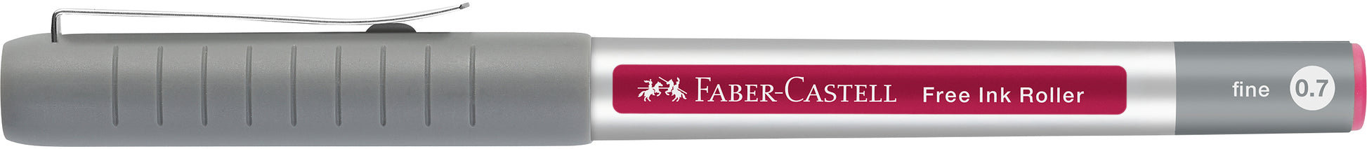 Faber-Castell Free Ink 348126 – Tintenroller, 0,7 mm, Rot, Kunststoff, Sortiert