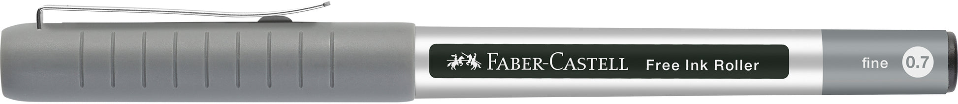 Faber-Castell Free Ink 348199 – Tintenroller, 0,7 mm, schwarz, dokumentenecht