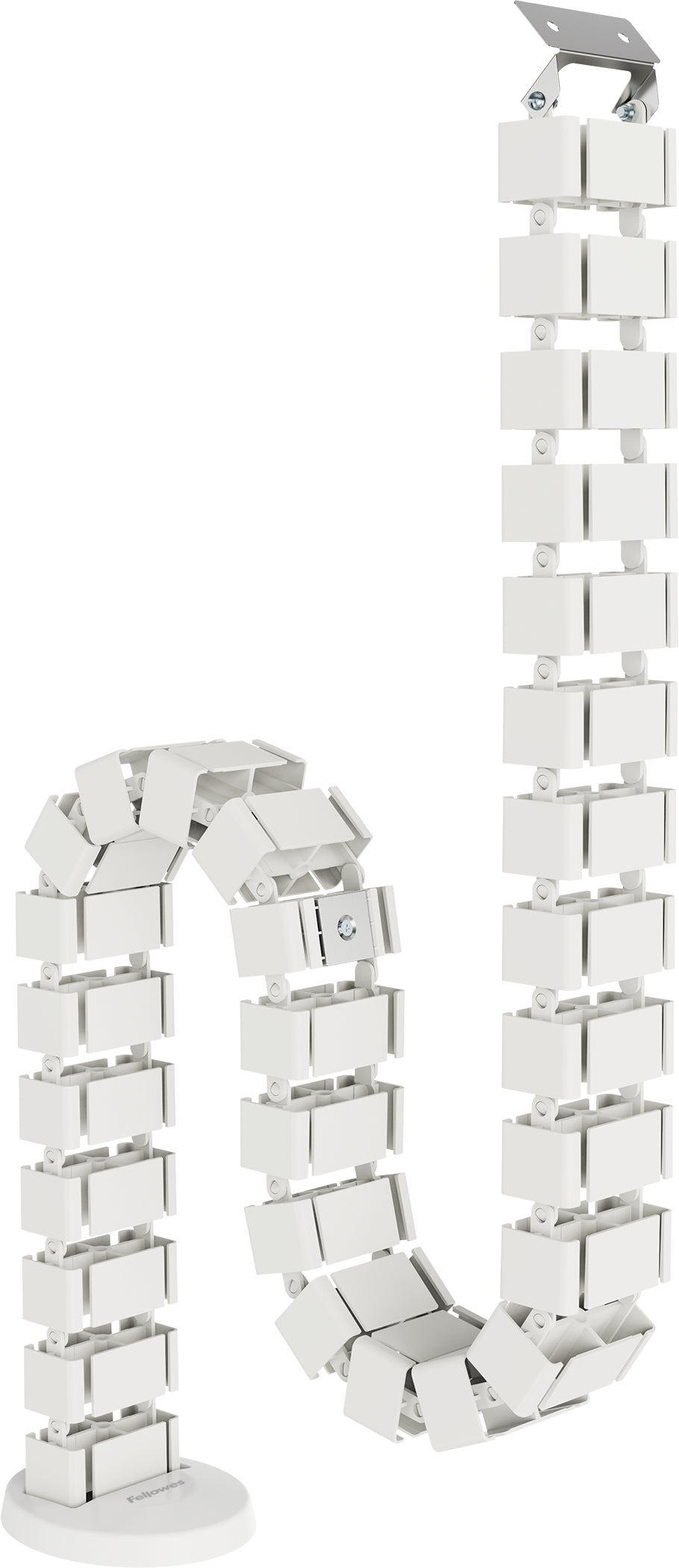 Fellowes CableSpine 100136872 Kabelschlange – 1,3 m – ABS/Metall – Weiss, 1 Stk.