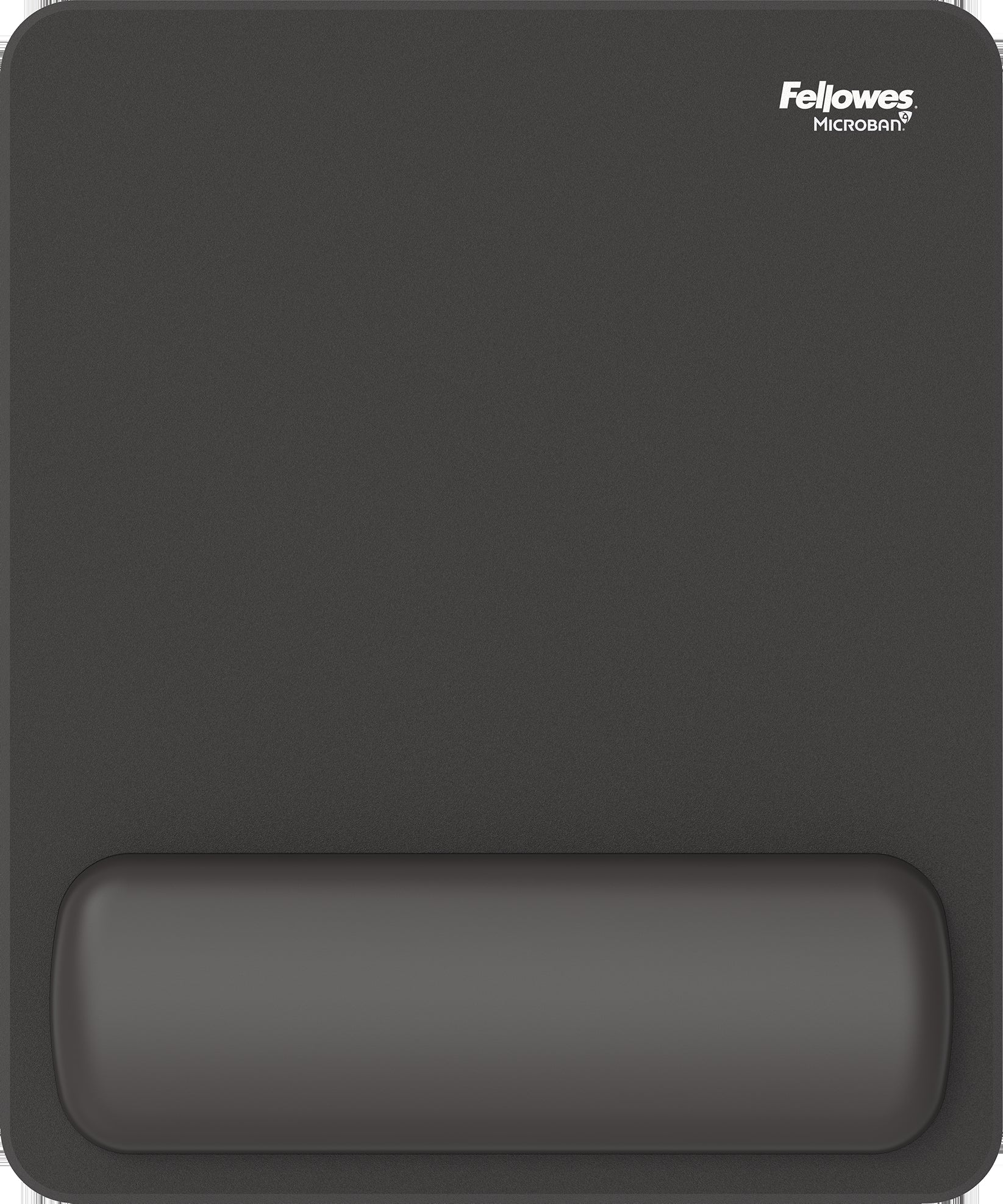 Fellowes Breyta – Mauspad mit Handgelenkauflage – Schwarz – 240 × 200 mm – rutschfest