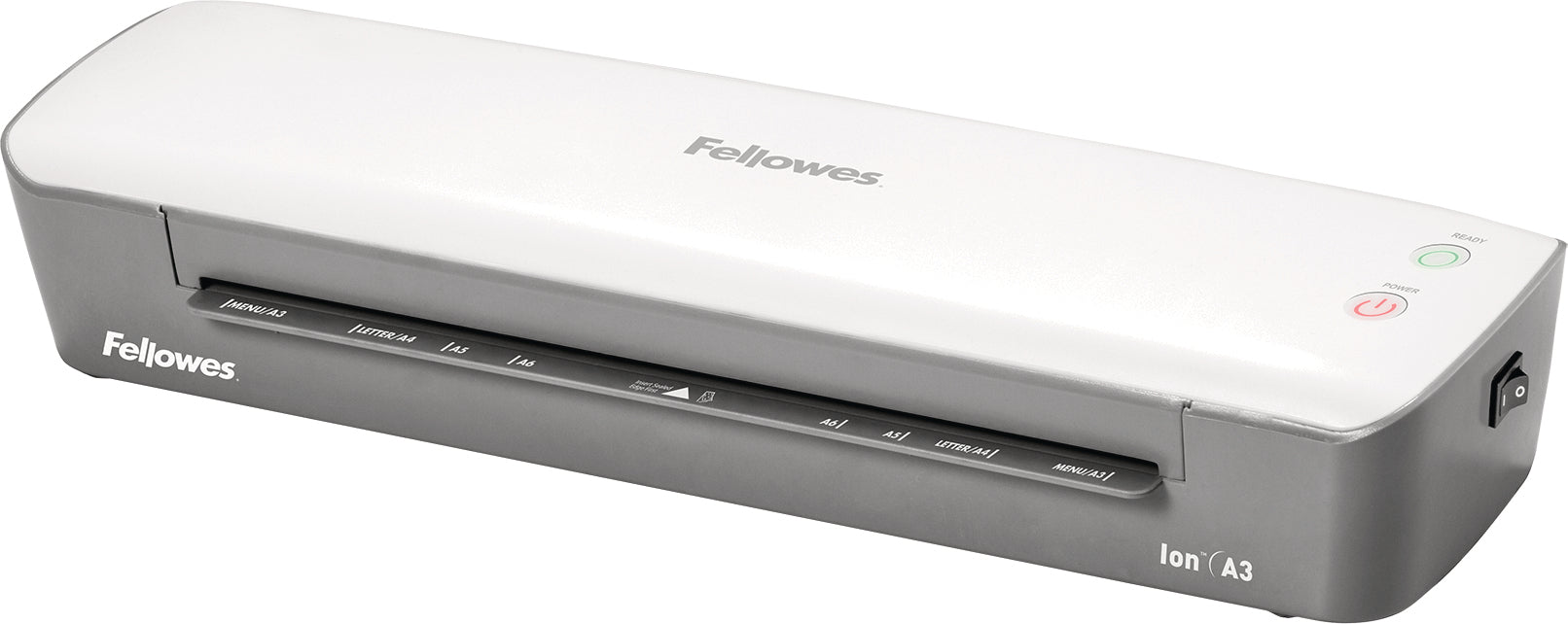Fellowes Ion Laminiergerät A3 – Heisslaminator, bis 125 µm, 2 Rollen, 300 mm/min, weiss