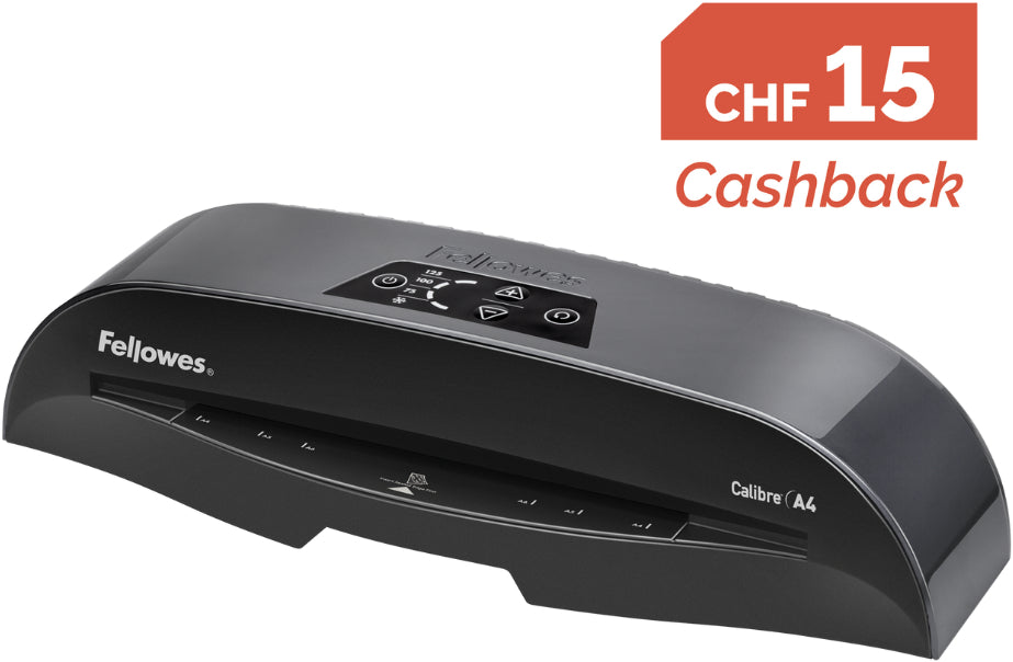 Fellowes Calibre Laminiergerät A3 – Kaltlaminierer, bis 125 µm, 2 Rollen, 500 mm/min
