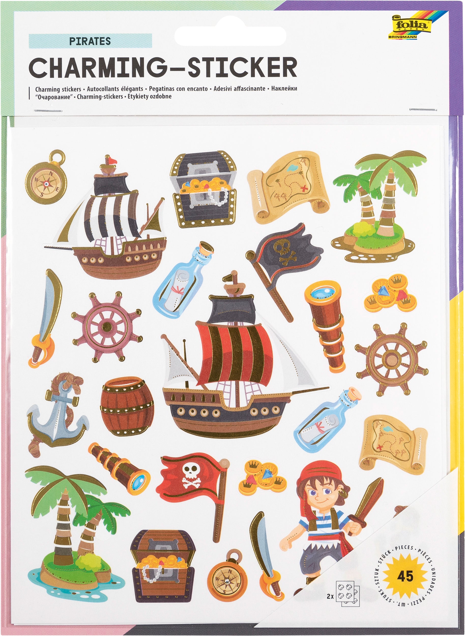 Folia Sticker – Piraten – 18202