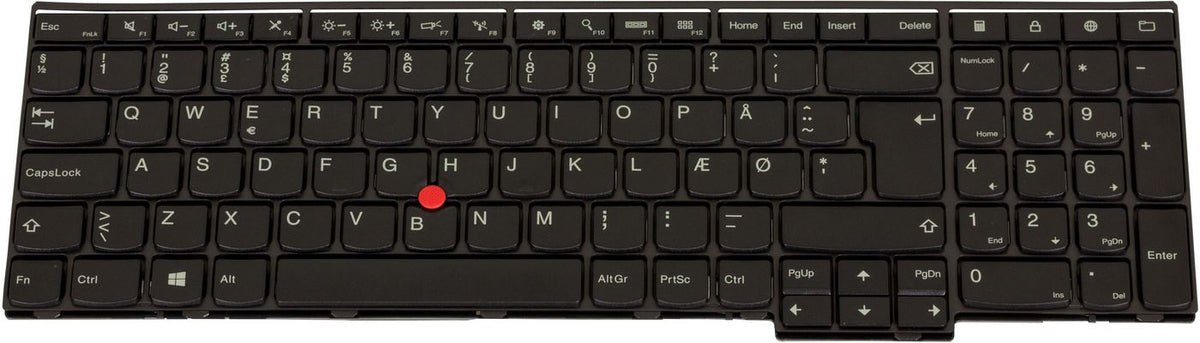 Lenovo 04Y2357 – Notebook-Ersatztastatur – QWERTY (Nordic) – Schwarz – für ThinkPad L540/W540