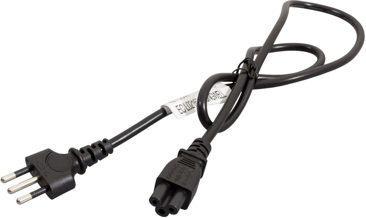 Lenovo Netzkabel – Italienischer 3-poliger Stecker–Kupplung, 1 m, schwarz, für ThinkPad T450