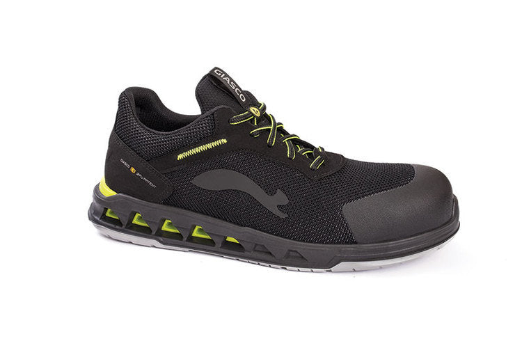 Giasco Moon Sicherheitshalbschuh S1 PL ESD – Schwarz – Grösse 44, Metallfrei