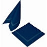 Double Point Servietten – blau – 40 × 40 cm, 2-lagig, 1/4-Falz – 50 Stück
