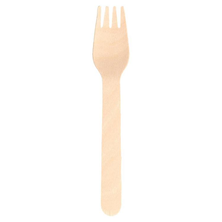 Holzgabel, 16 cm, braun – 100 Stk.