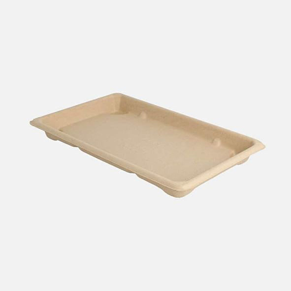 BIONIC Take-away-Box, Bagasse (Zuckerrohr) – braun – kompostierbar – 50 Stk.