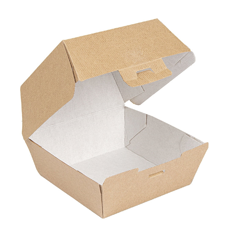 THEPACK Take-away-Box, Papier/Karton – 1,5 l 130×125×90 mm – FSC – 50 Stk.
