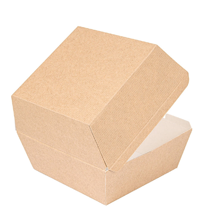 THEPACK Take-away-Box, Papier/Karton – 144 × 136 × 92 mm – FSC – 50 Stk.