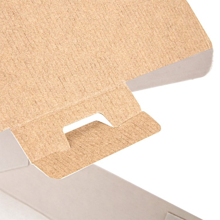 THEPACK Take-away-Box, Papier/Karton, mit Klappdeckel – 176 × 168 × 78 mm – FSC – 50 Stk.