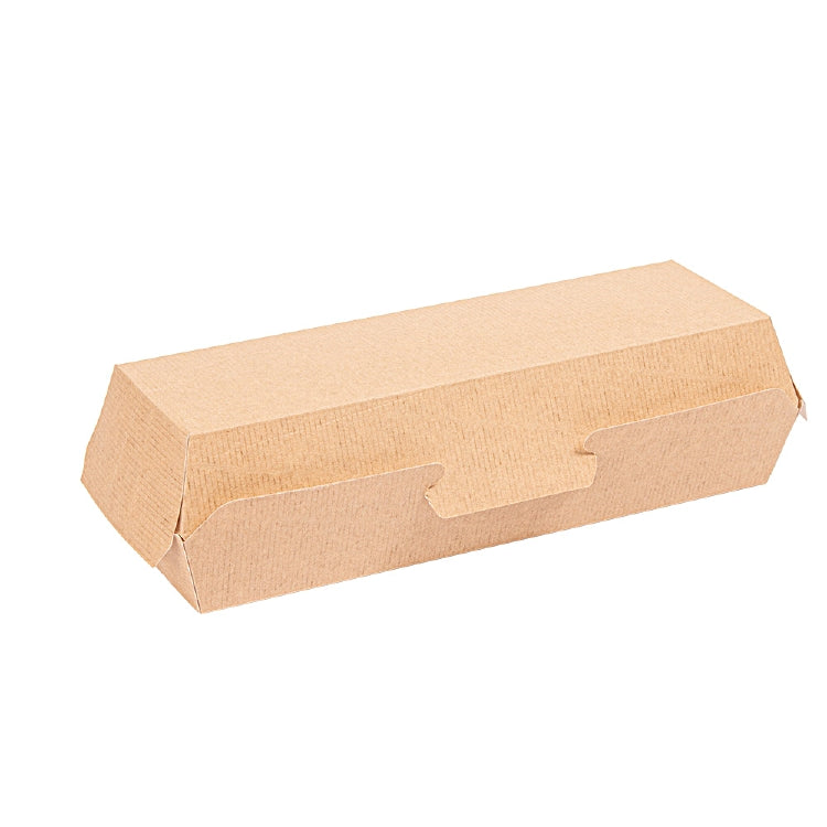 THEPACK Take-away-Box, 232 × 90 × 63 mm, natur – 50 Stk.
