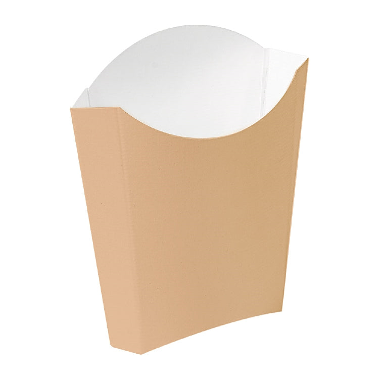 THEPACK TIMES Take-away-Box, Papier/Karton – 135 × 85 × 160 mm, braun, für 165 g – FSC – 200 Stk.