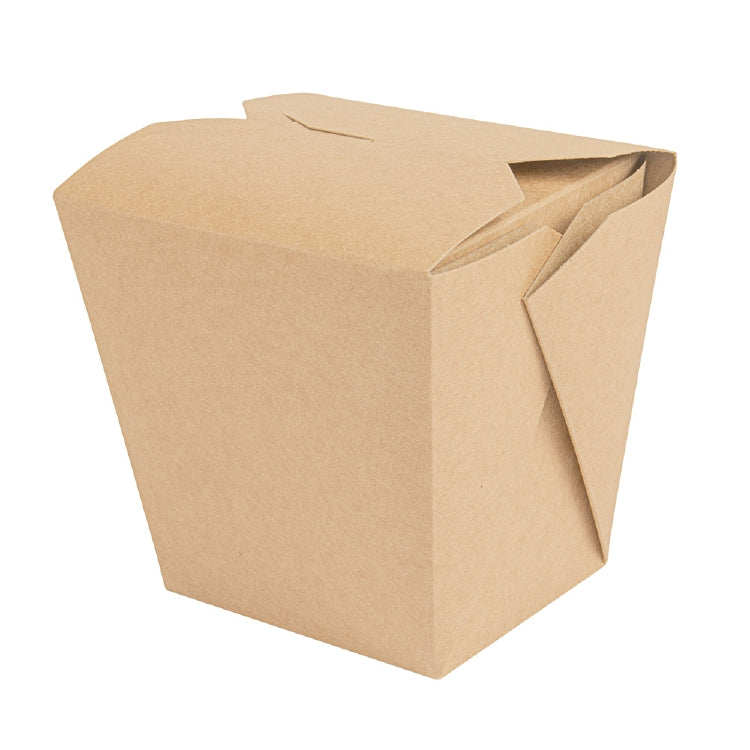 Take-away-Box AsiaBox, beschichtetes Papier/Karton – 480 ml, natur – FSC – 40 Stk.