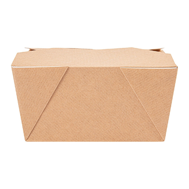 Take-away-Box, beschichtetes Papier/Karton – 780 ml – natur – FSC – 50 Stk.