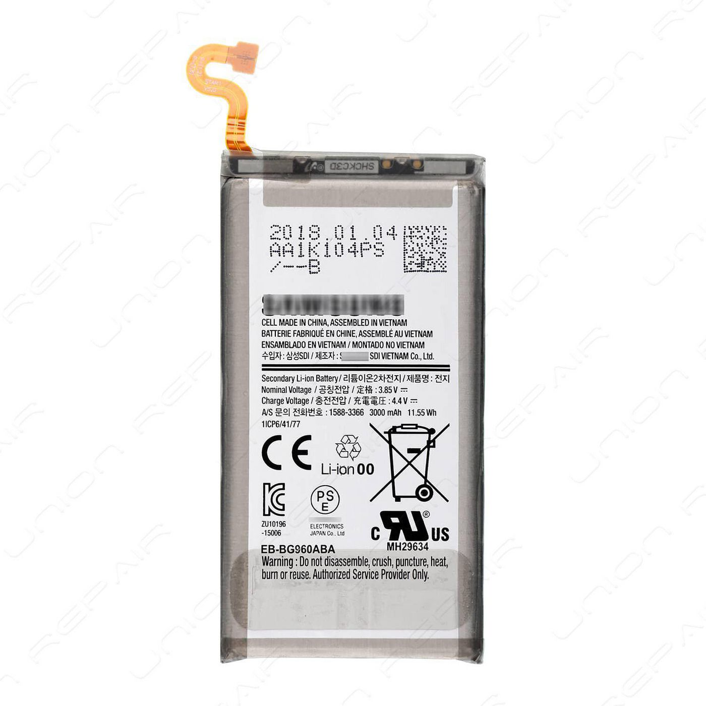 Samsung GH82-15960A – Akku – für Galaxy S9/S9+ – Grau