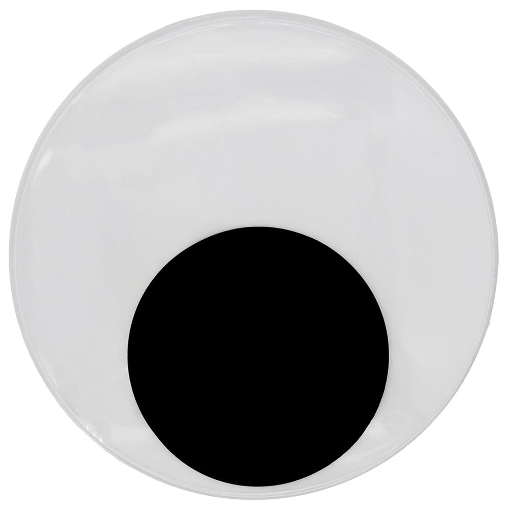 GLOREX Wackelaugen, selbstklebend, Ø 7,5 cm, 21 g, 2 Stk., 62249451