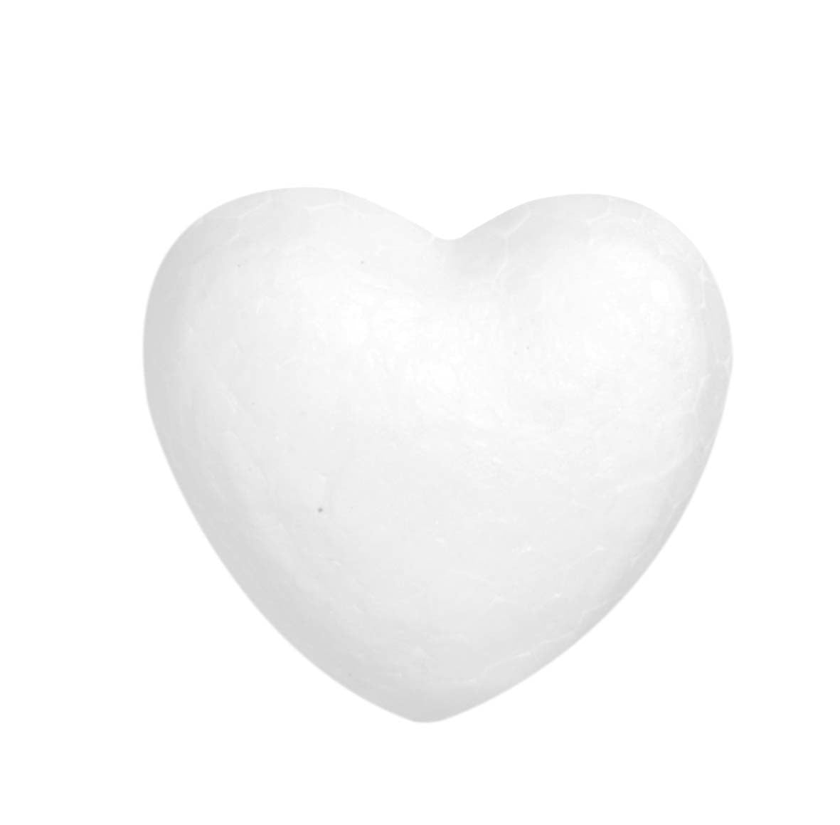 GLOREX Styroporherzen, Weiss, 3 × 15 × 11,5 cm, 9 Stk.