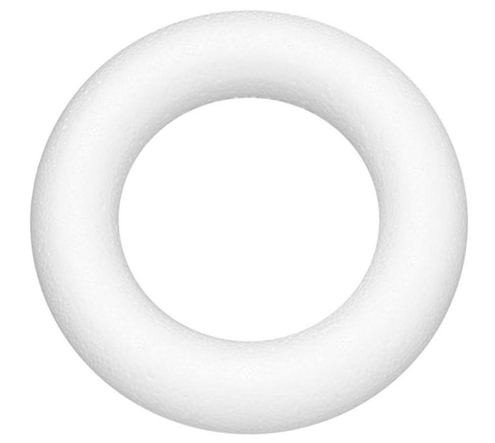 GLOREX Styroporring, Weiss, Ø 22 cm × 5 cm, 63803828K