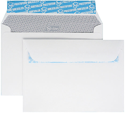 Goessler Couvert C6, ohne Fenster, selbstklebend, weiss, 100 g/m² – 500 Stk.