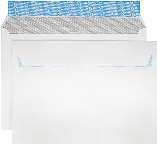 Goessler Couvert B4, ohne Fenster, selbstklebend, weiss, 120 g/m² – 250 Stk.