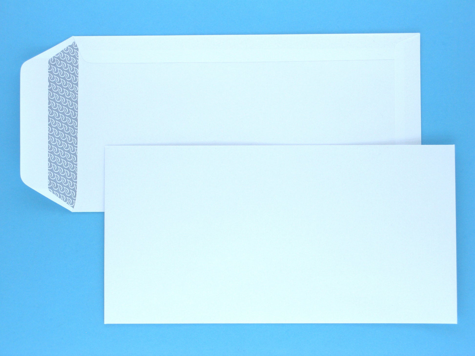 Goessler Couvert 114 × 224 mm, ohne Fenster, nassklebend, weiss, 100 g/m² – 500 Stk.