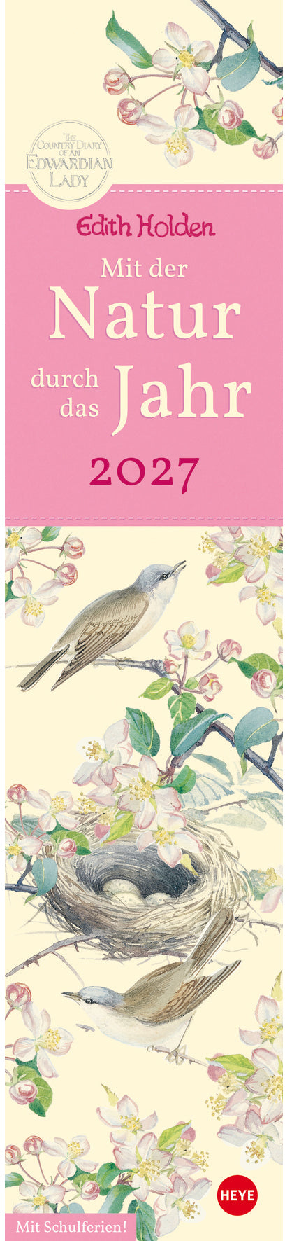 Heye Wandkalender (Monat), 2027, 10,8 × 49,4 cm, d, hoch