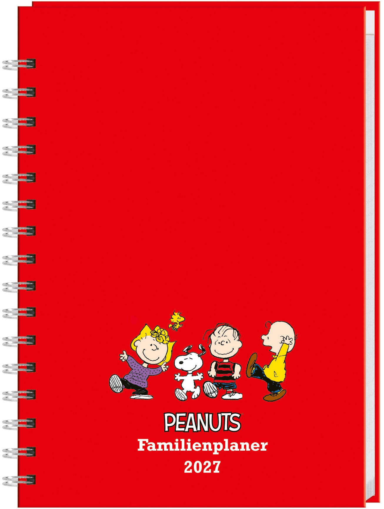 Heye Familienagenda Peanuts – Wochenagenda 2027, 1 Woche/2 Seiten, 15,2 × 23,2 cm