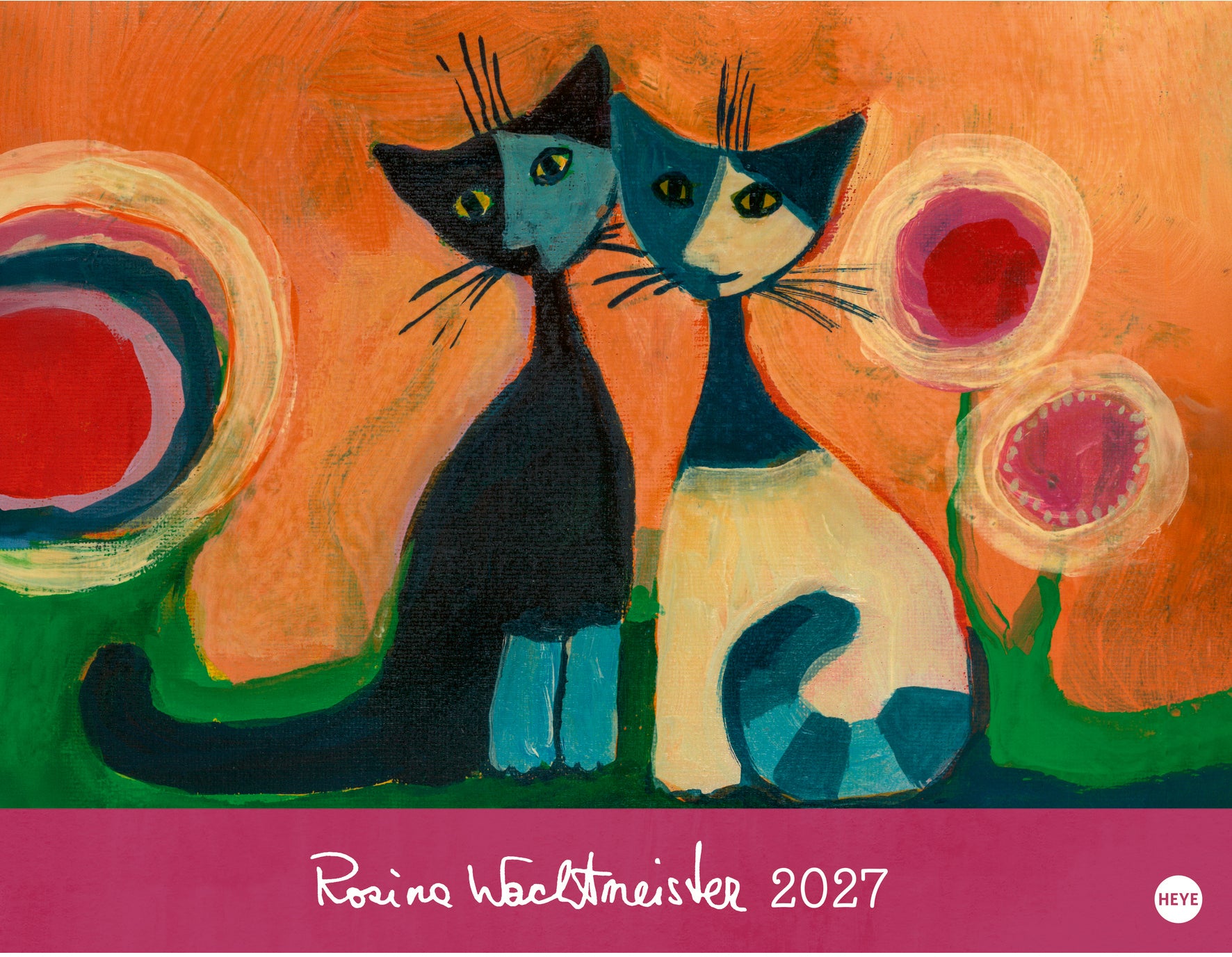 Heye R. Wachtmeister – Bildkalender 2027 – 44 × 34,5 cm – Kalendarium deutsch