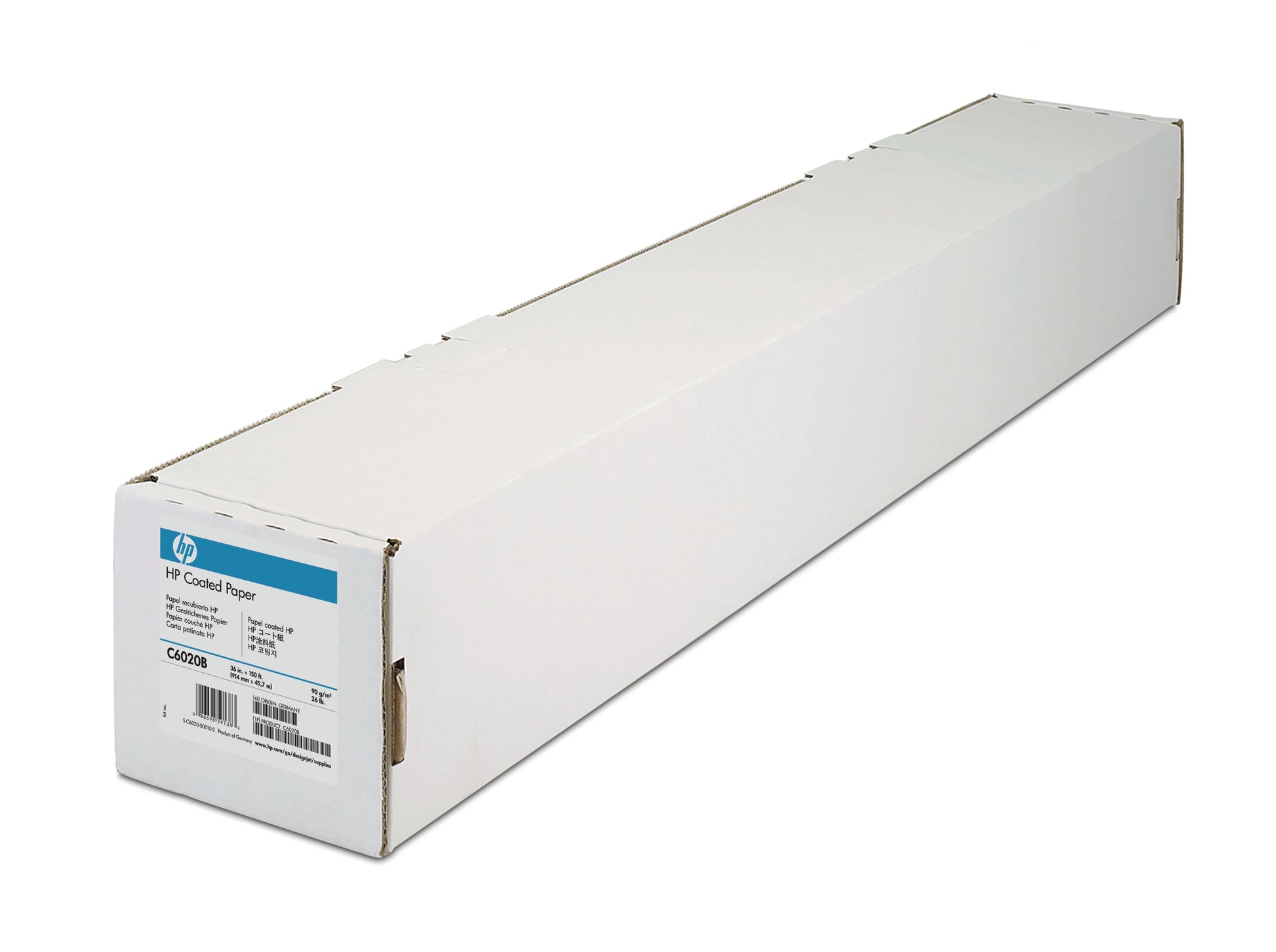 HP Gestrichen (matt) – 1'422 mm × 45,7 m – 90 g/m² – Kern 4" – für HP DesignJet 5000