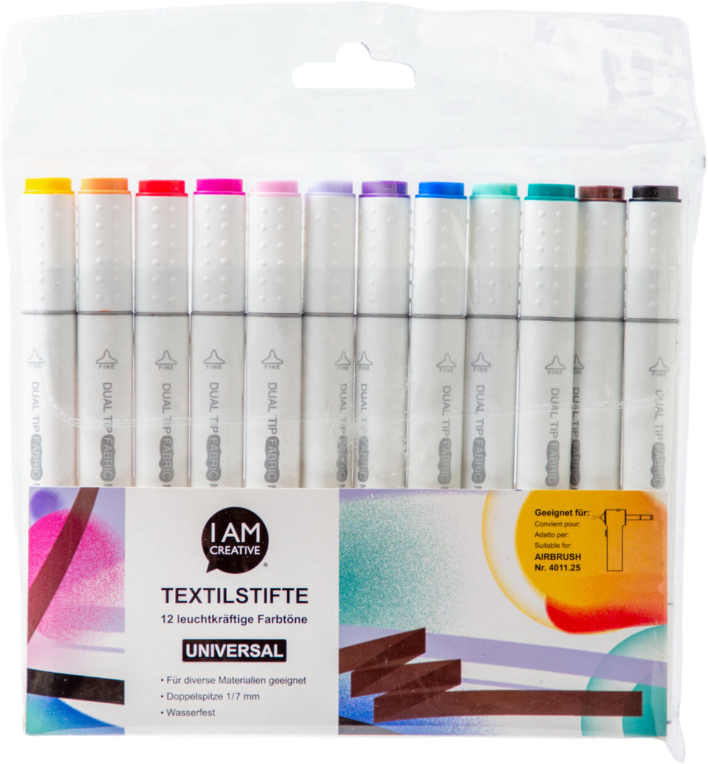 I am creative Air Brusher 4011.26 Airbrush-Stifte, Ersatzstifte – 12er Set, für Airbrusher 4011.25