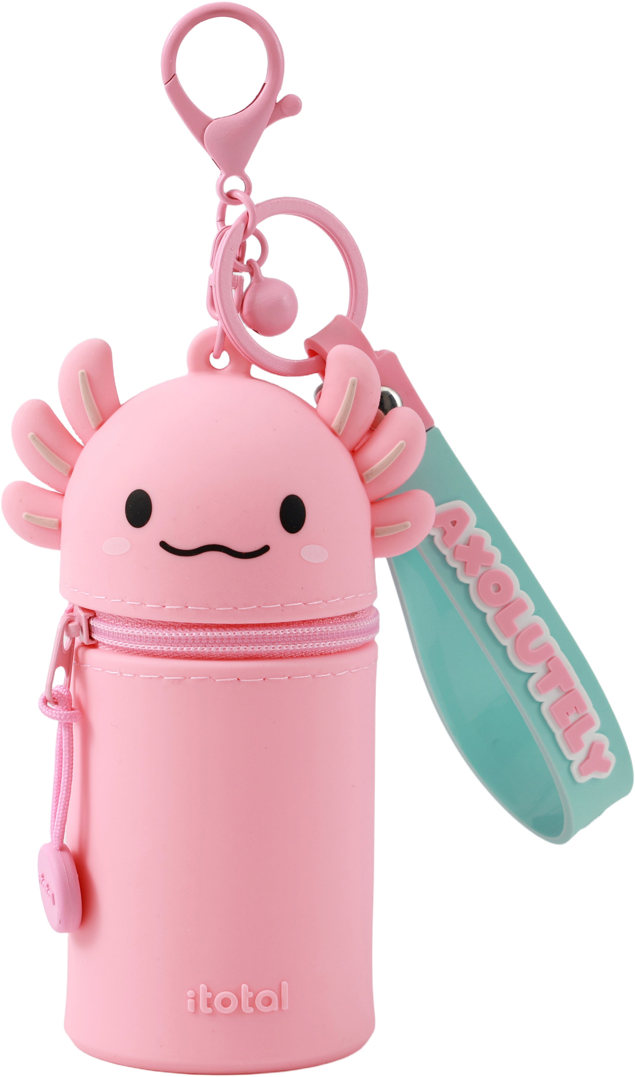 I-total Schlüsselanhänger Axolotl – Mini-Beutel für Münzen, Silikon