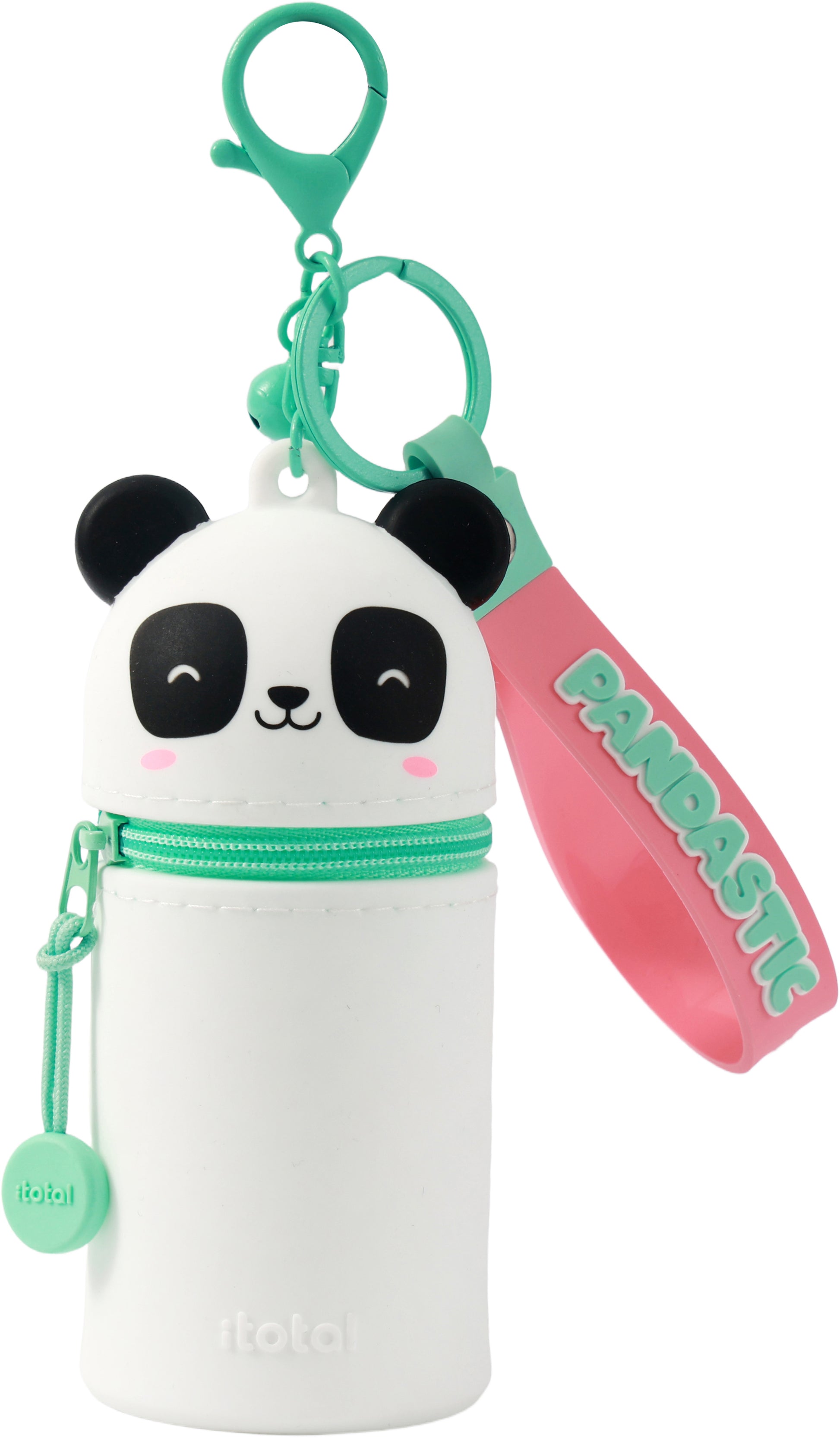 I-total Schlüsselanhänger Panda – Silikonetui