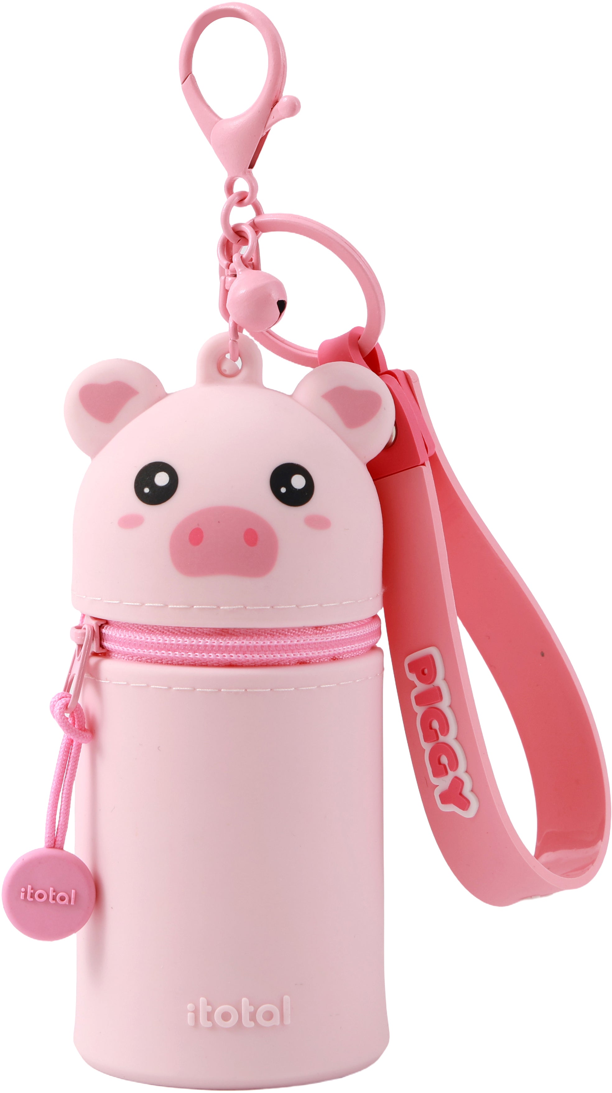 I-total Schlüsselanhänger Schwein – Silikon