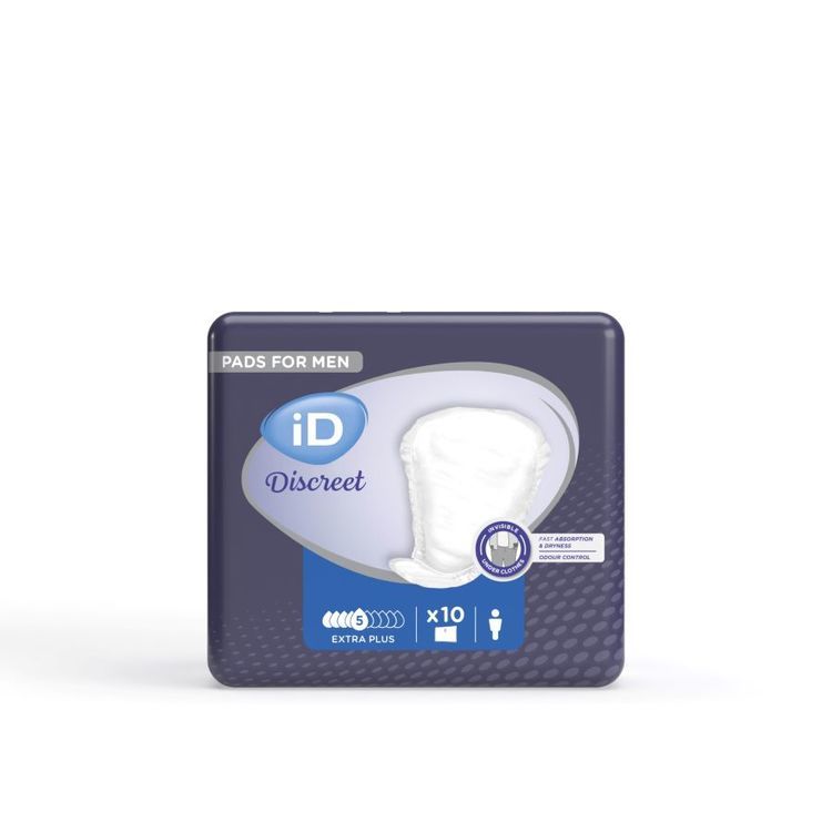 iD Inkontinenzeinlage Discreet für Männer Extra Plus – 10 Stk