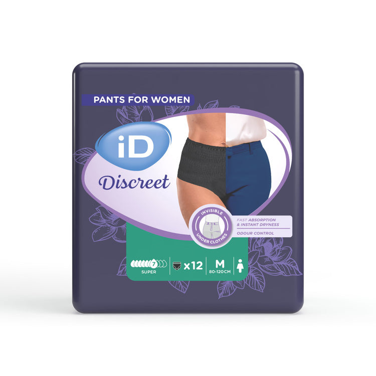iD Discreet Pants Super – Grösse M, 12 Stk – grün