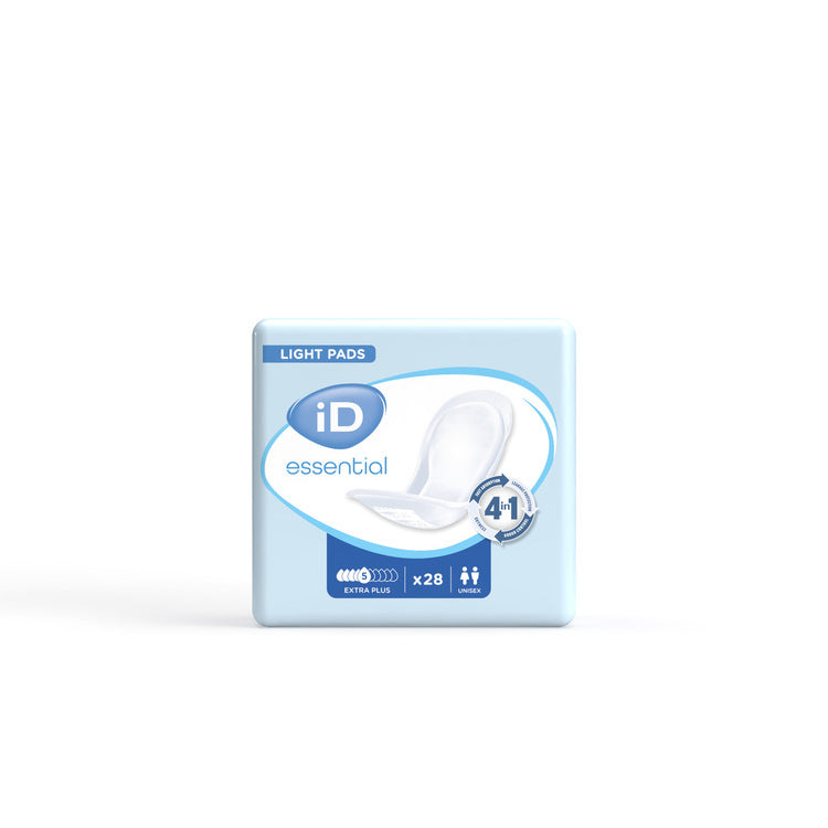 iD Inkontinenz-Pads essential – 28 Stk – blau