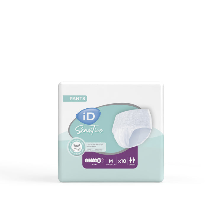 iD Inkontinenzeinlage Sensitive Maxi M – 10 Stk, lila