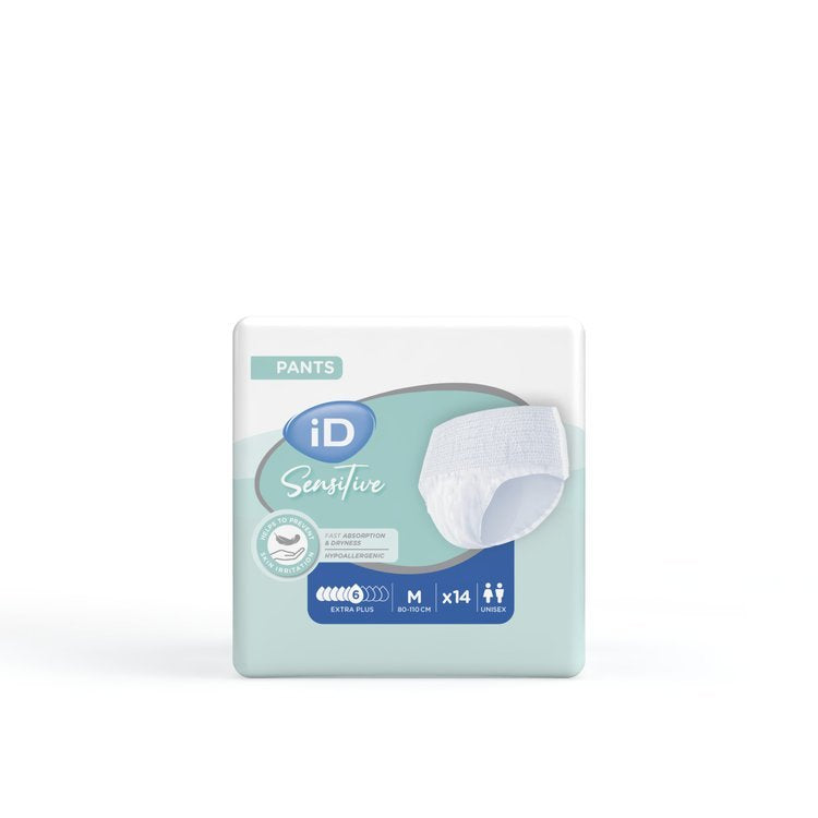 iD Inkontinenzpants Sensitive ExtraPlus – M, 14 Stk – blau