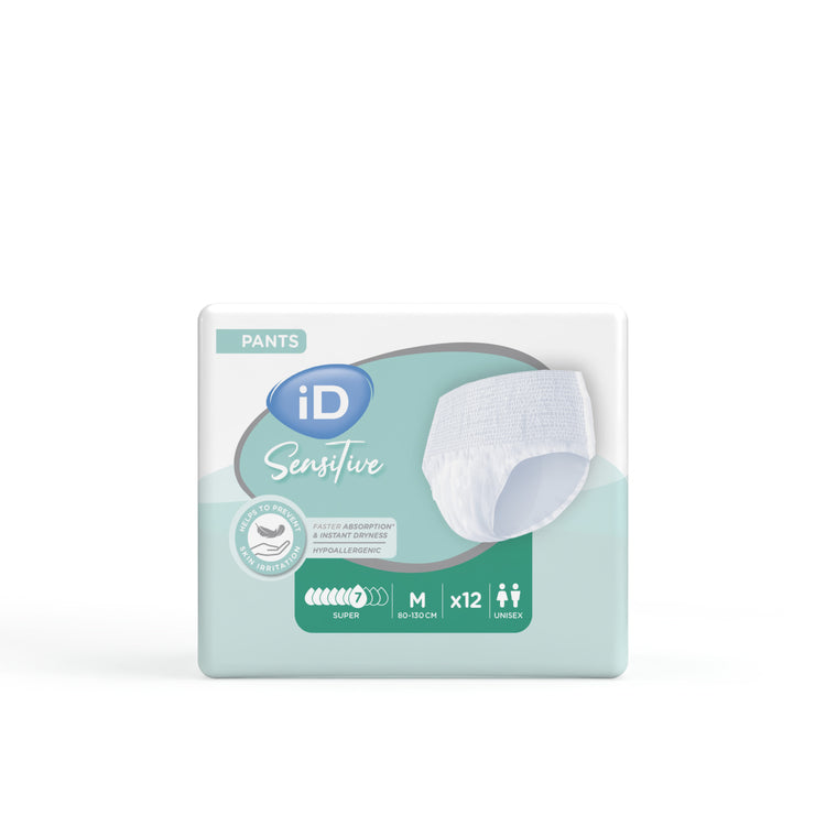 iD Sensitive Pants Super M – 12 Stk – grün