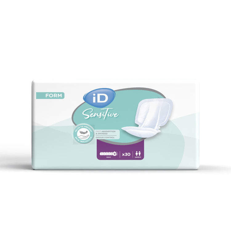 iD Inkontinenzeinlagen Sensitive Form Maxi – 30 Stk
