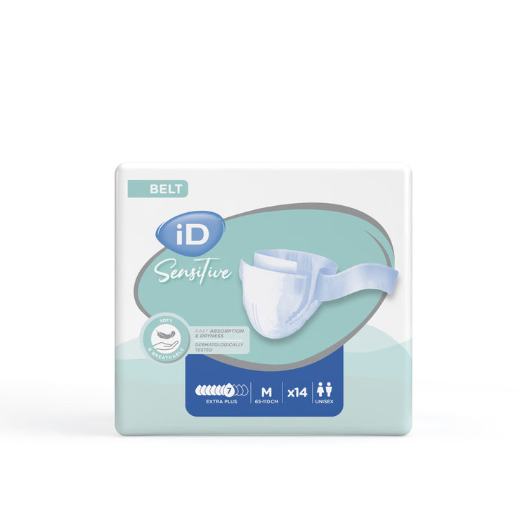 iD Einlage Sensitive Belt Extra Plus – M – 14 Stk – blau