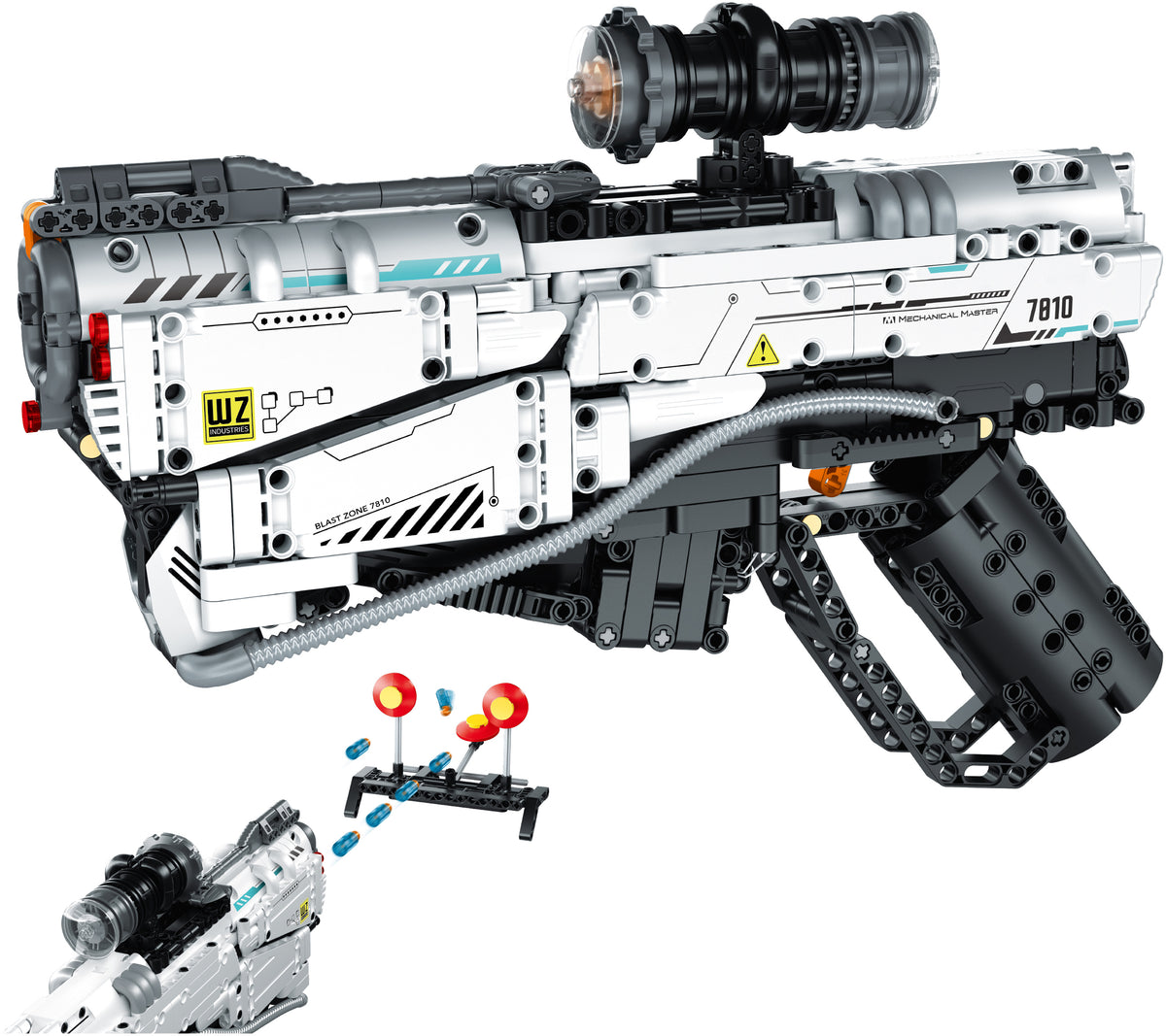 Im.master 3D Puzzle Mechanische Pistole – 869 Teile – ABS Kunststoff