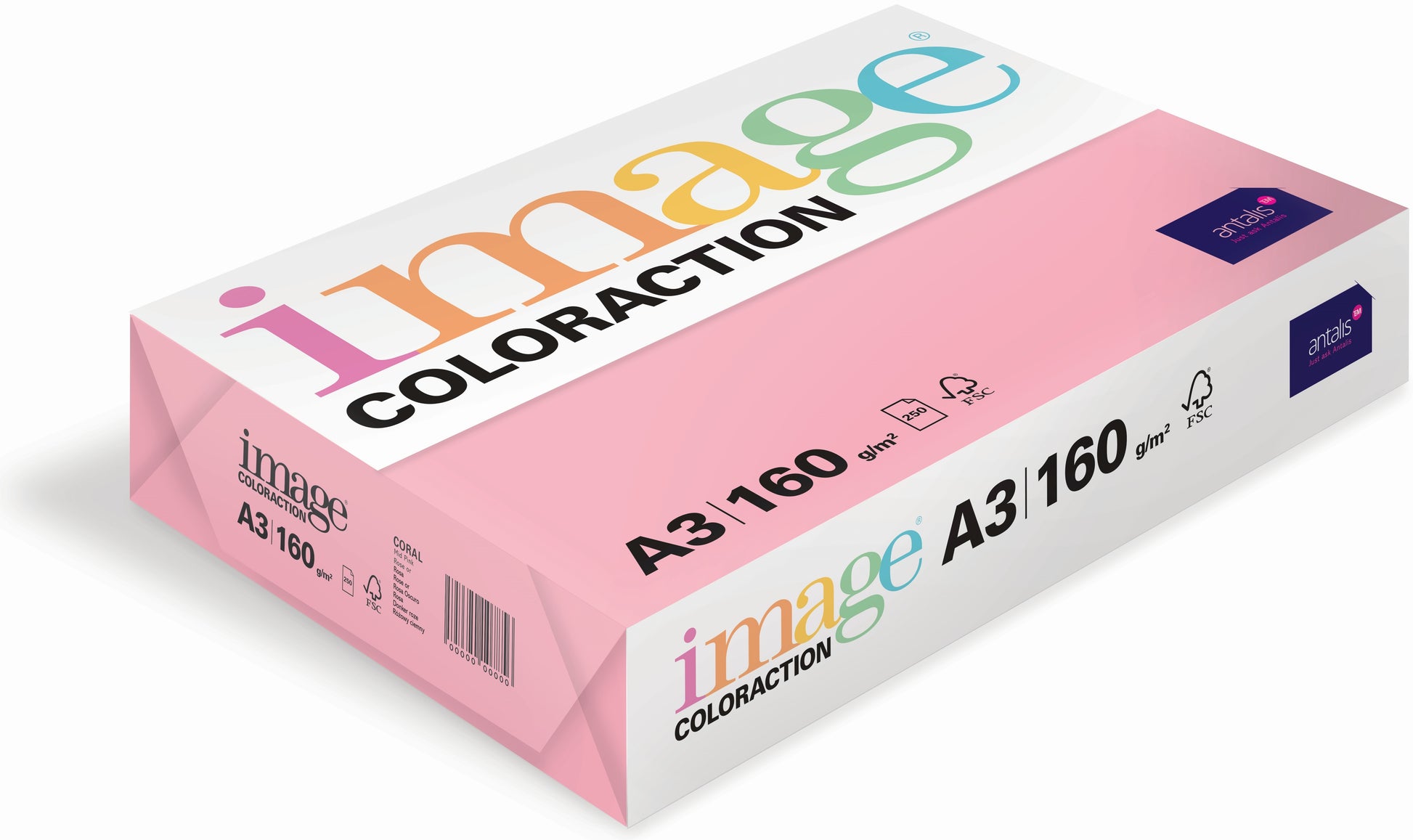 Image coloraction Farbiges Kopierpapier Rosa – A3, 120 g/m²
