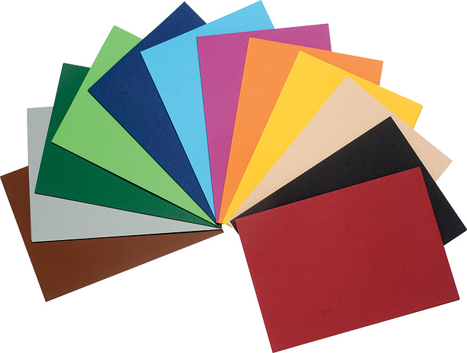 Ingold-biwa Tonzeichenpapier – A4, farbig sortiert, glatt, 250 Blatt, für Mixed Media