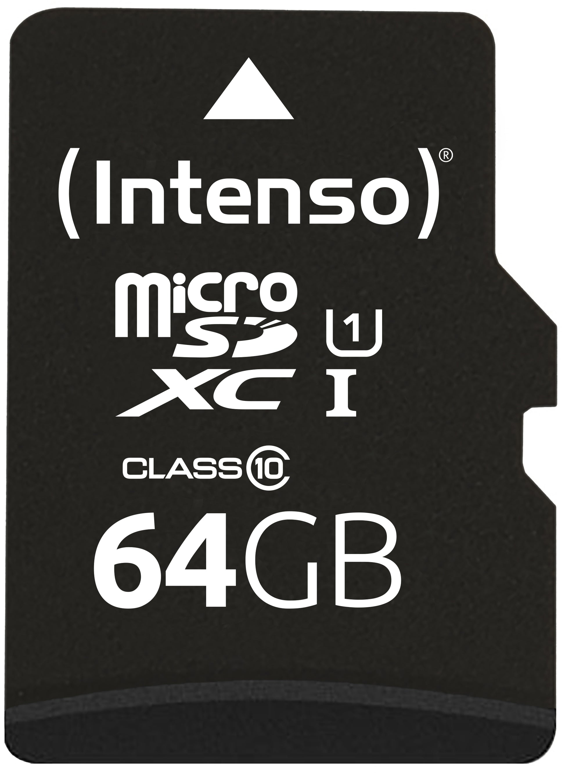 Intenso Premium 3423593 microSDXC 64 GB – UHS-I, Klasse 10, U1, 90 MB/s Lesen, inkl. SD-Adapter, 3er Pack